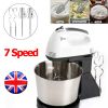 Electric Stand Mixer Food 7 Speed Multi Mixing Bowl Cake Blender Beater Dough