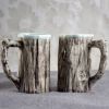 Hot bark mugs