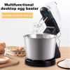 SVEWT SM-1540 1500W Stand Mixer Chef Machine Food Mixer 10-Speed Control With 5.5L SUS304 Stainless Steel Bowl - Black