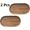 2pcs LDQ Elegant Wooden Serving Tray