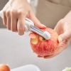 3 In 1 Multifunctional Paring Knife 360 Rotating Stainless Steel Peeler