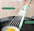 Nonstick Thin Slotted Spatulas For Nonstick Cookware, BPA Free