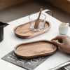 2pcs LDQ Elegant Wooden Serving Tray