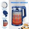2.3L Electric Glass Kettle Glass Fast Boil LED Lights Indicator