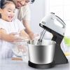SVEWT SM-1540 1500W Stand Mixer Chef Machine Food Mixer 10-Speed Control With 5.5L SUS304 Stainless Steel Bowl - Black