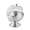 Food Grade Stainless Steel Sugar Bowl with Roll Top