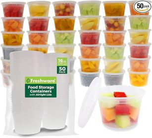 Freshware Plastic Food Storage Containers