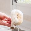 Bamboo Fiber Kitchen Cleaning Brush with Handle
