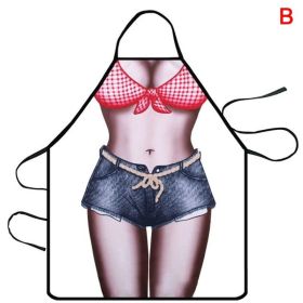 Funny Muscle Man, Sexy Women Cooking Apron (Item: B)