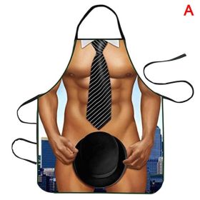 Funny Muscle Man, Sexy Women Cooking Apron (Item: A)