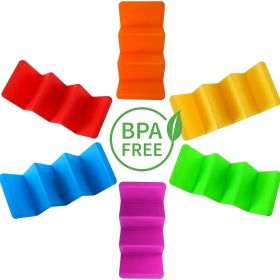 1pc/6pcs Colorful Taco Holder Stands (Color: 6PCS Color, Quantity: 1Pc)