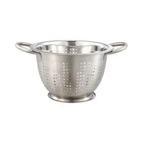 Stainless Steel 3 QT Multi-Use Colander (Color: Silver)