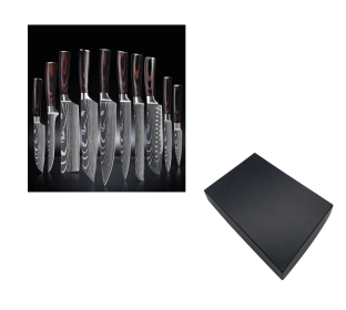 6, 8, 10 Piece Set Chef's Knives (Option: Gift box of 10piece set)