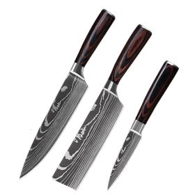6, 8, 10 Piece Set Chef's Knives (Option: 3piece set)