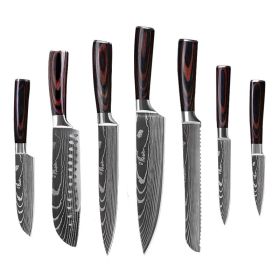 6, 8, 10 Piece Set Chef's Knives (Option: 7piece set)