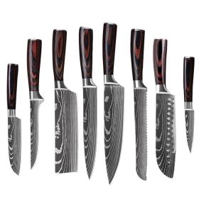 6, 8, 10 Piece Set Chef's Knives (Option: 8piece set)