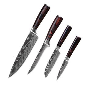6, 8, 10 Piece Set Chef's Knives (Option: 4piece set)