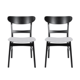 Mid Century Style Dining Chairs, Set Of 2 (Option: Light beige)