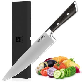 8 Inch Japanese High Carbon Steel Kitchen Knife, Sandalwood Handle (Option: Chef knife)