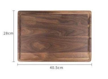 Black Walnut Wood Cutting Board (Option: Rectangula L)
