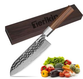 Japanese Chef Knife - 8 Inch Ultra Sharp - 9-Layers (Option: Santoku knife)