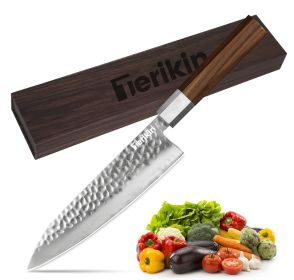 Japanese Chef Knife - 8 Inch Ultra Sharp - 9-Layers (Option: Chef knife)