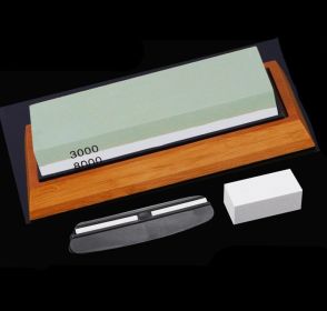Home kitchen knife sharpening whetstone (Option: Green White 5piece set)