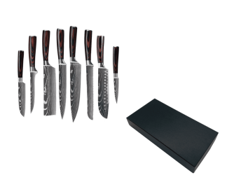 6, 8, 10 Piece Set Chef's Knives (Option: Gift box of 8piece set)
