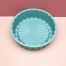 Silicone Round Pan Charlotte Cakes (Color: Green)