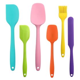 6pcs Silicone Kitchenware Utensil & Tool Set (Color: 6PCS Color)